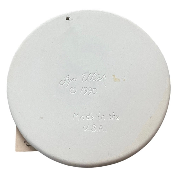 Vintage Gourmet Ceramic Bread Warmer Round Disc Old Fashioned Warming Stone - Picture 3 of 3